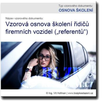 Vzor osnovy školení řidičů firemních vozidel