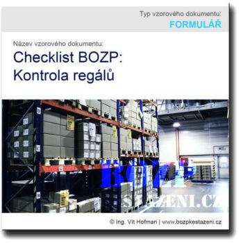 Checklist BOZP: Kontrola regálů