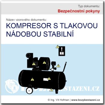 Bezpečnostní pokyny - kompresor