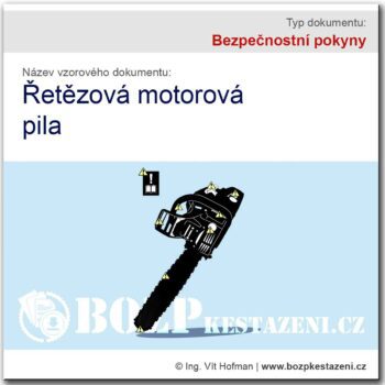 Bezpečnostní pokyny - Řetězová motorová pila