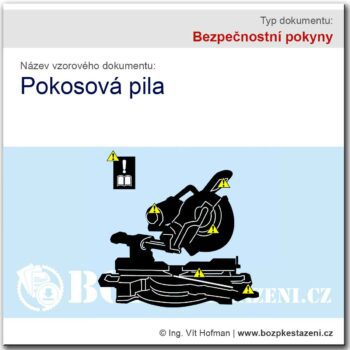 Bezpečnostní pokyny - Pokosová pila