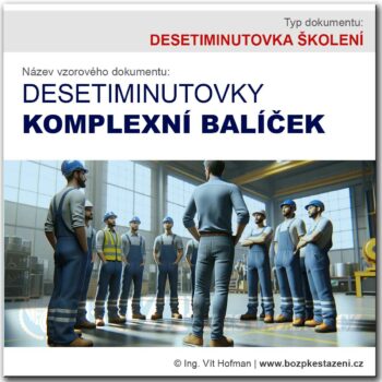 Desetiminutovky BOZP - komplexní balíček